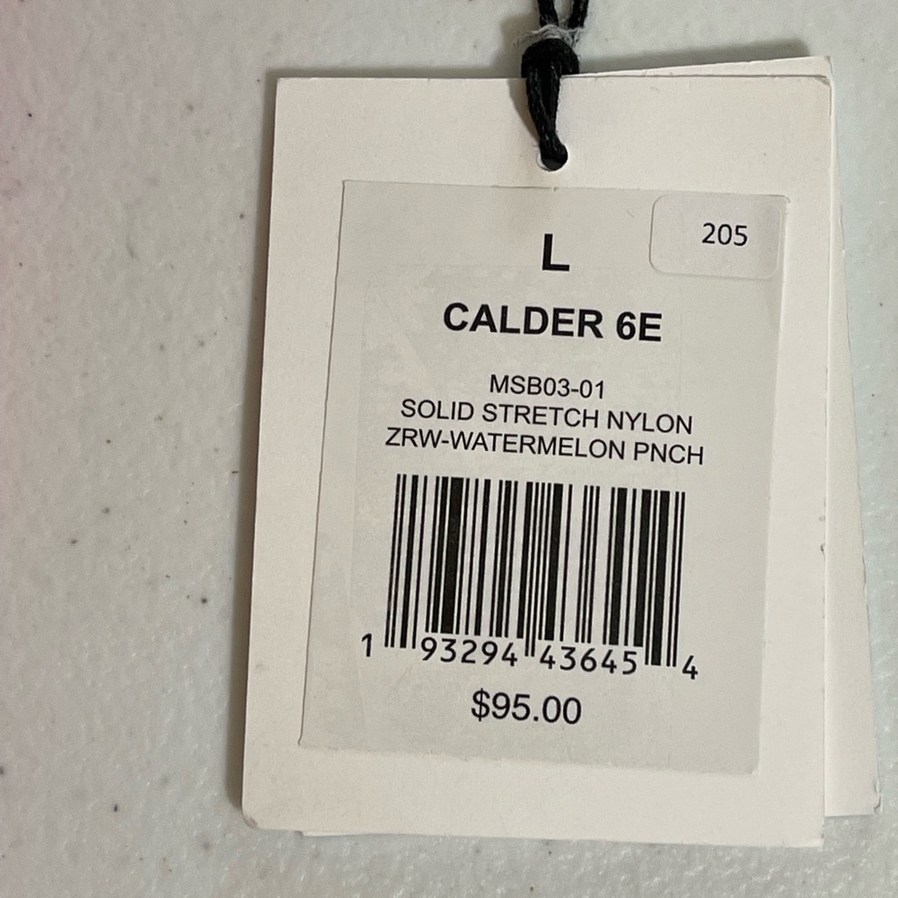 NWT Onia Calder Zip Fly Swim Trunks Large MSRP$95 - Picture 8 of 8
